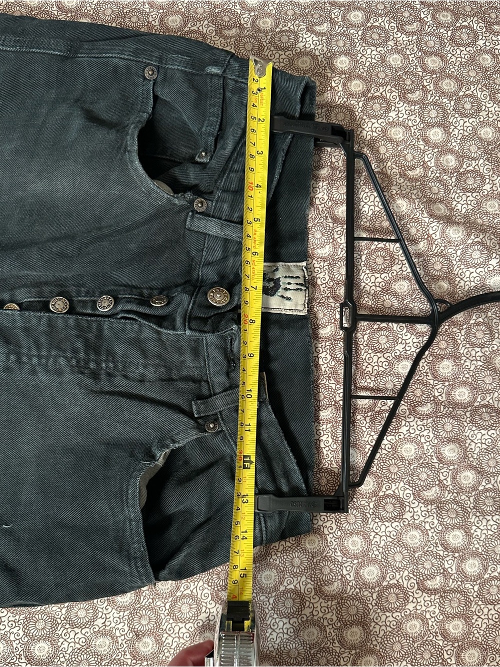 Jean Paul Gaultier Men's Black Straight Denim Jeans Vintage - Picture 6 of 15